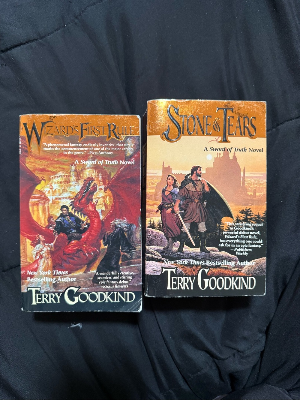 Terry Goodkind “sword of truth” series book bundle
